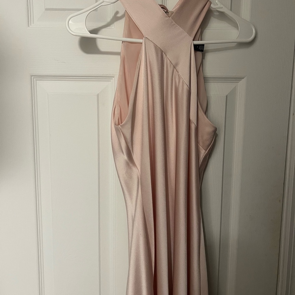 Ralph Lauren Prasetijo Pink Halter Midi Dress Size 2 - Picture 5 of 5